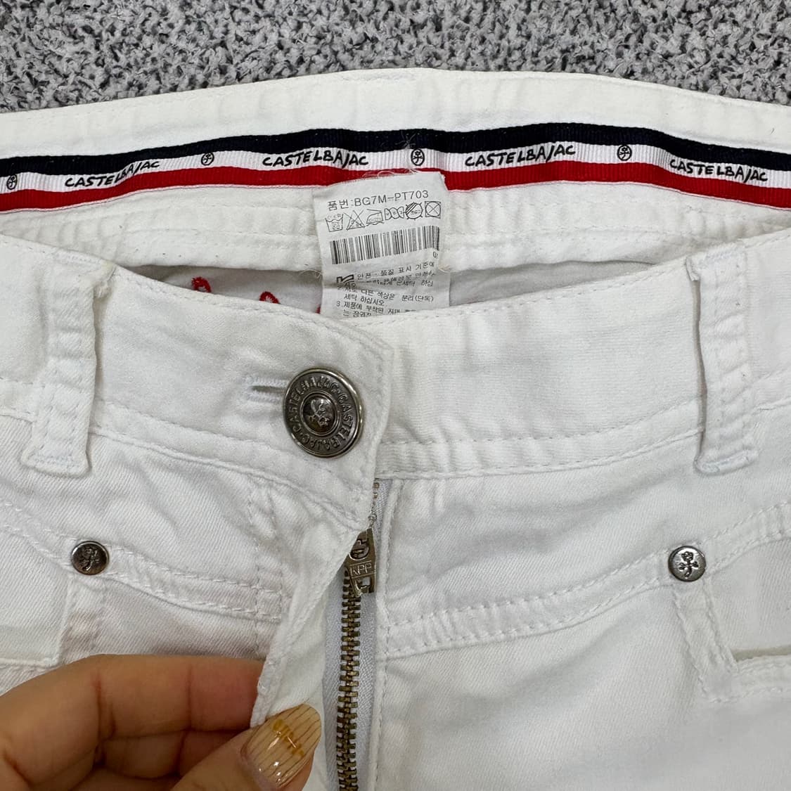 73 까스텔바작 골프웨어 여성 면바지 0415J 상품이미지2