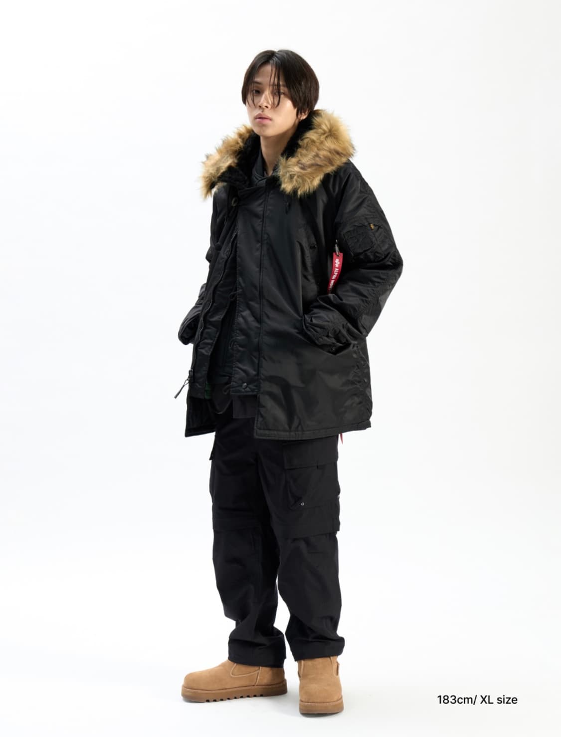 알파인더스트리 N-3B 파카 블랙 xxl 상품이미지1