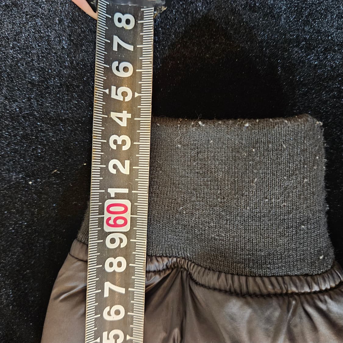 블루종 경량패딩 점퍼 105 블랙 실측 100 상품이미지7