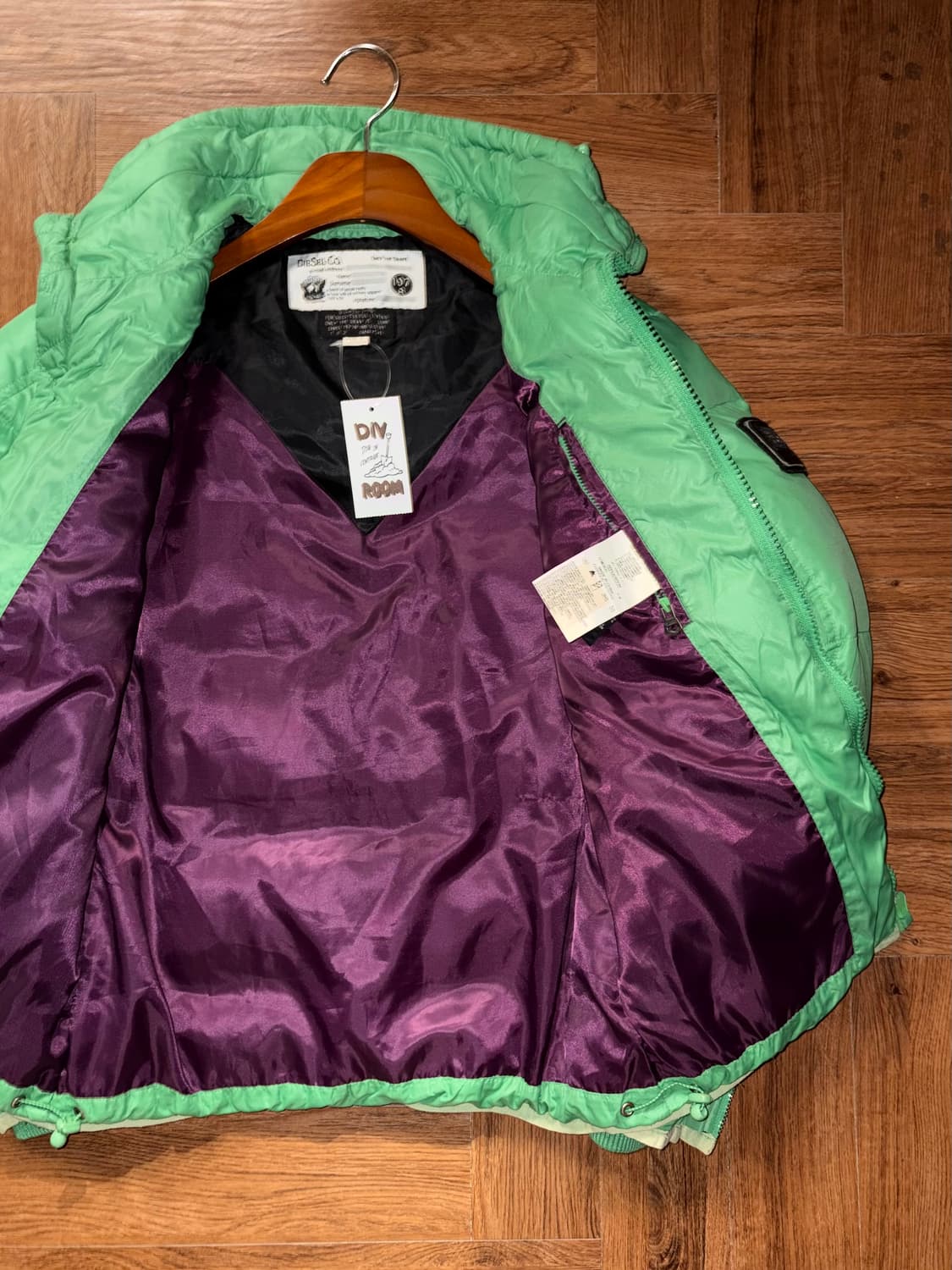 Diesel 디젤 민트 경량패딩 상품이미지8