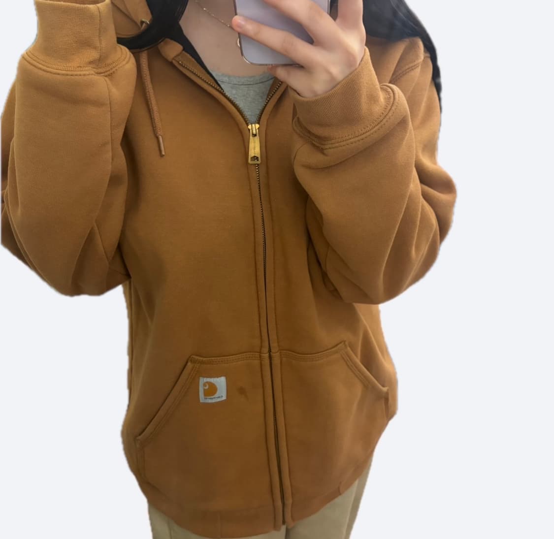 🤎칼하트 써멀 레인디펜더 브라운 후드집업🤎 상품이미지1