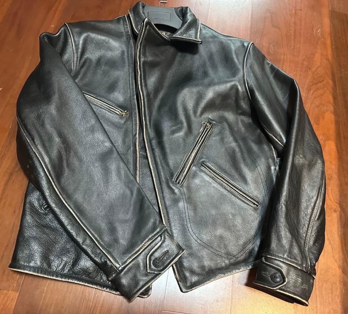 [L] RRL lawson 로손 레더 자켓 상품이미지2