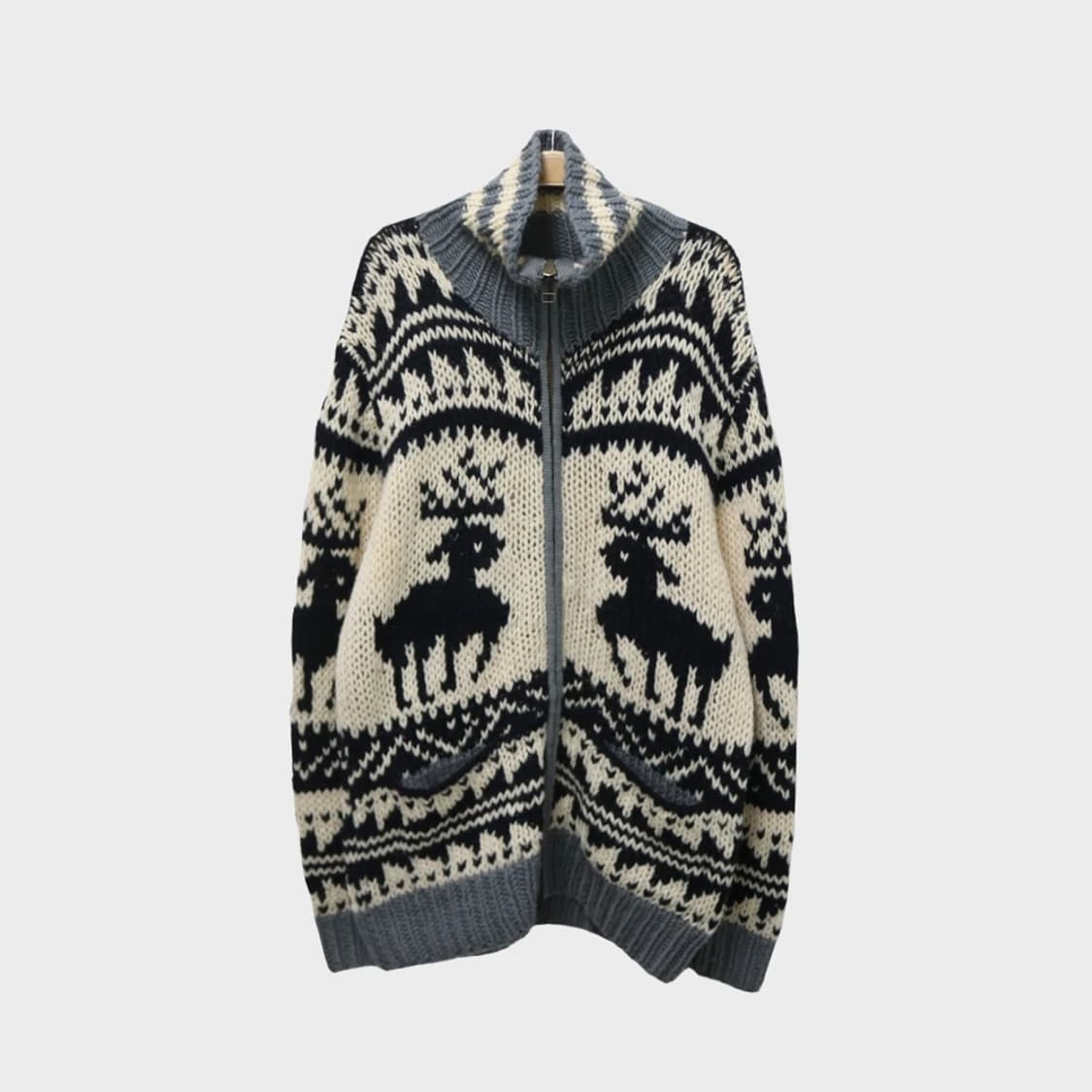 하이넥 코위찬 울 가디건 62467 상품이미지1