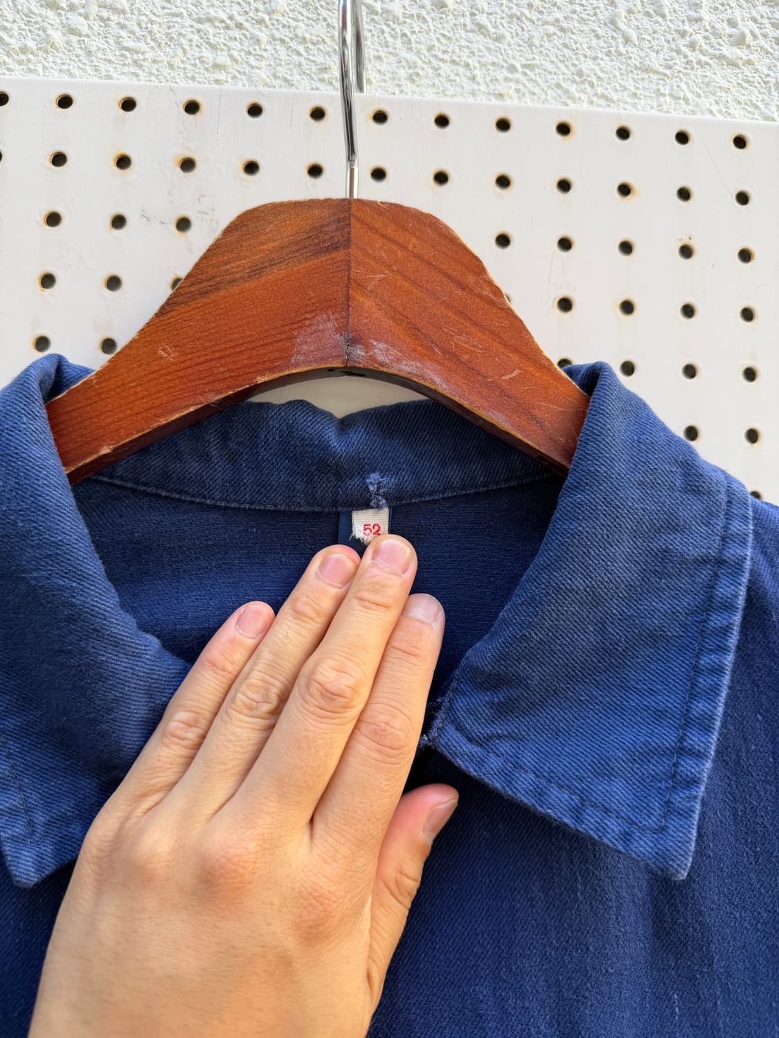 1970s FADED INDIGO BLUE 4 POCKET 프렌치워크자켓 상품이미지7