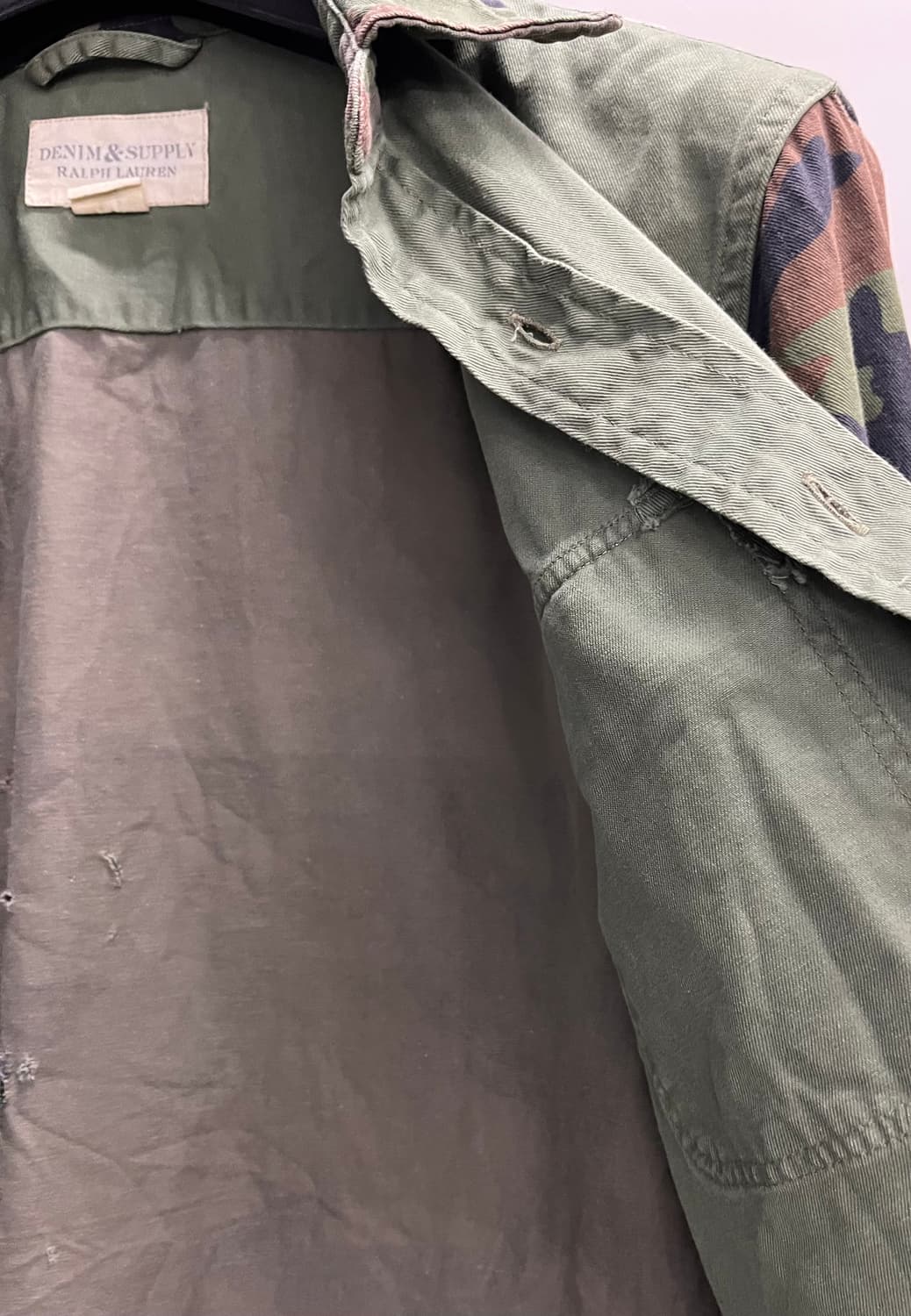 데님앤서플라이 랄프로렌 카모 셔츠 L 상품이미지2
