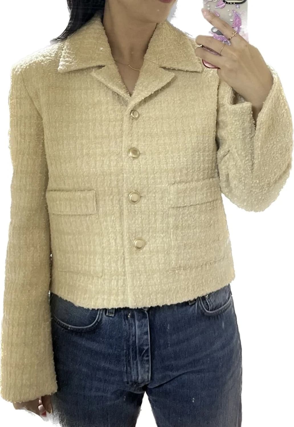 오르 ORR 23FW 크롭 트위드 자켓 PN6097 상품이미지2