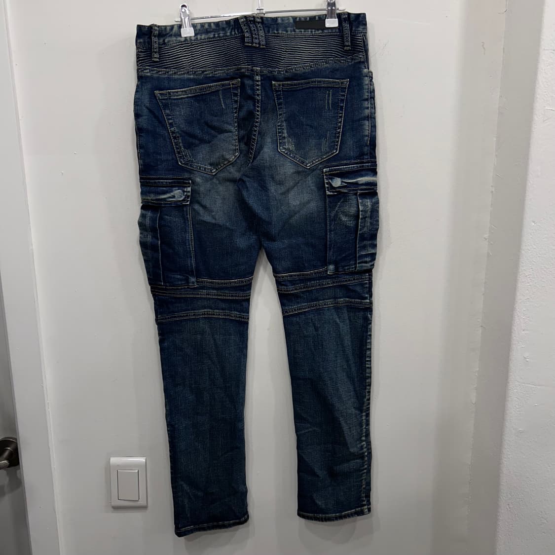 JMC JEANS 슬림핏 스판 바이커 데님팬츠 상품이미지5