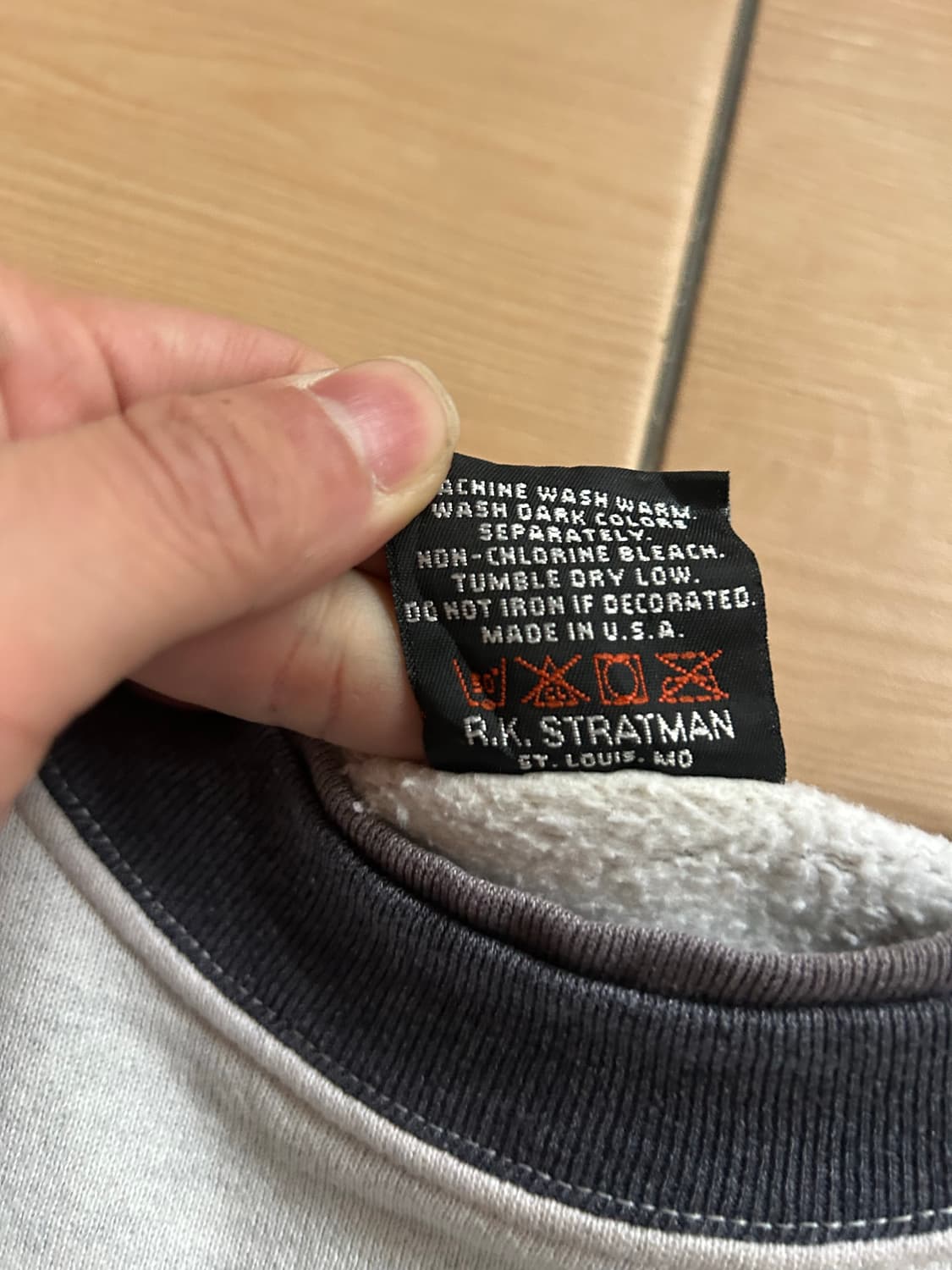 90‘s USA 할리데이비슨 바&실드 스웻셔츠 상품이미지7