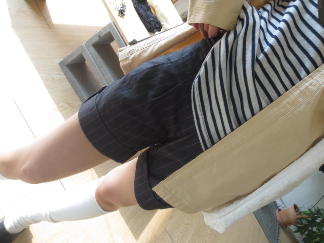 레이빔즈 스트라이프 반바지  상품이미지1