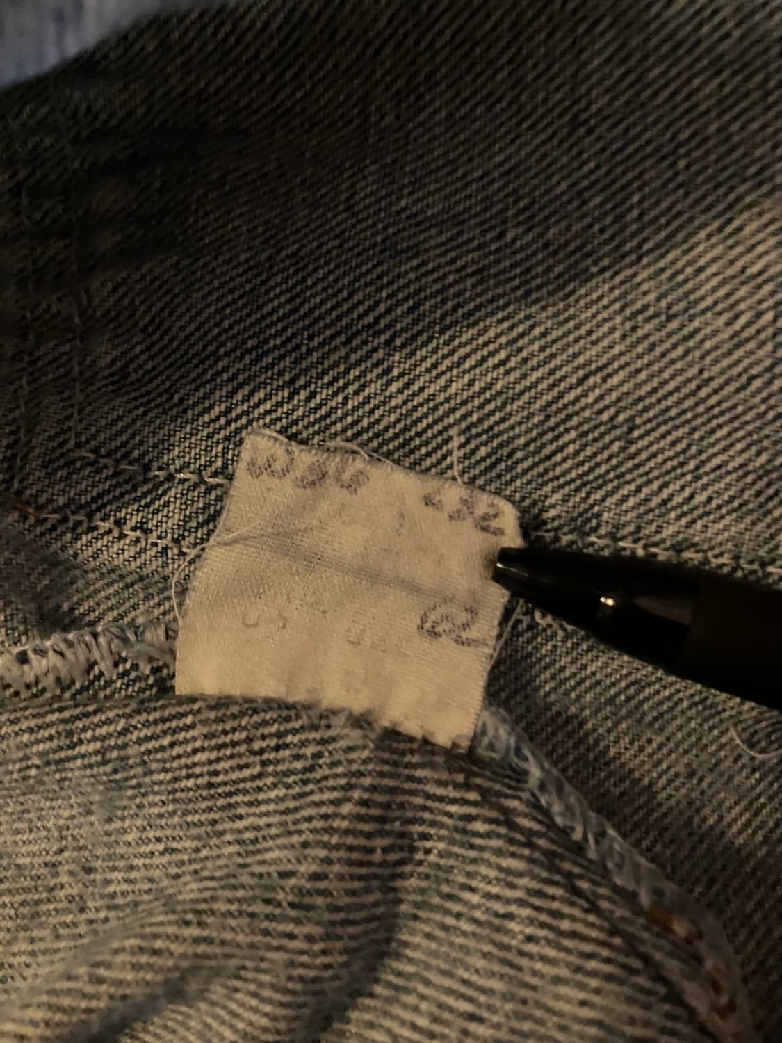 80s USA 빈티지 리바이스 501 데님 팬츠 상품이미지10