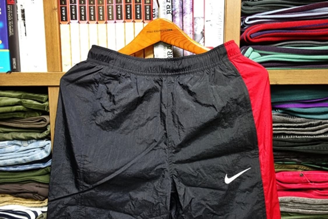 Nike 나이키 토탈 90 리펠 풋볼 트랙 팬츠 검빨 S (30) 상품이미지2