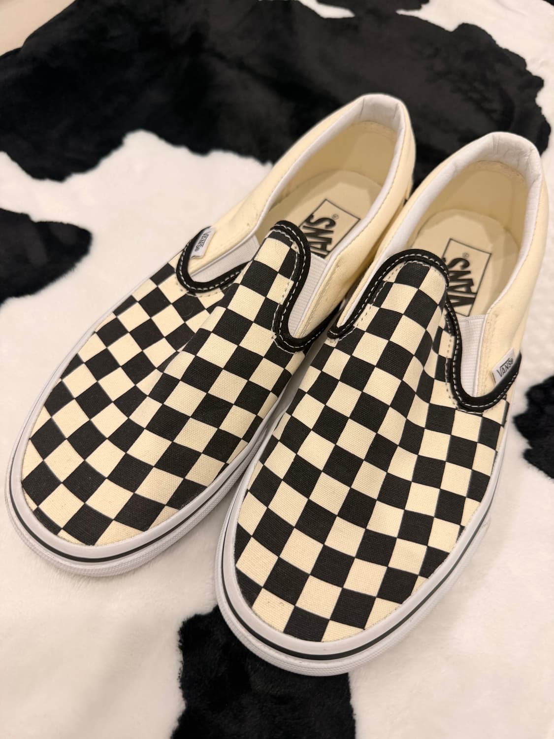 반스 체커보드 슬립온 상품이미지1