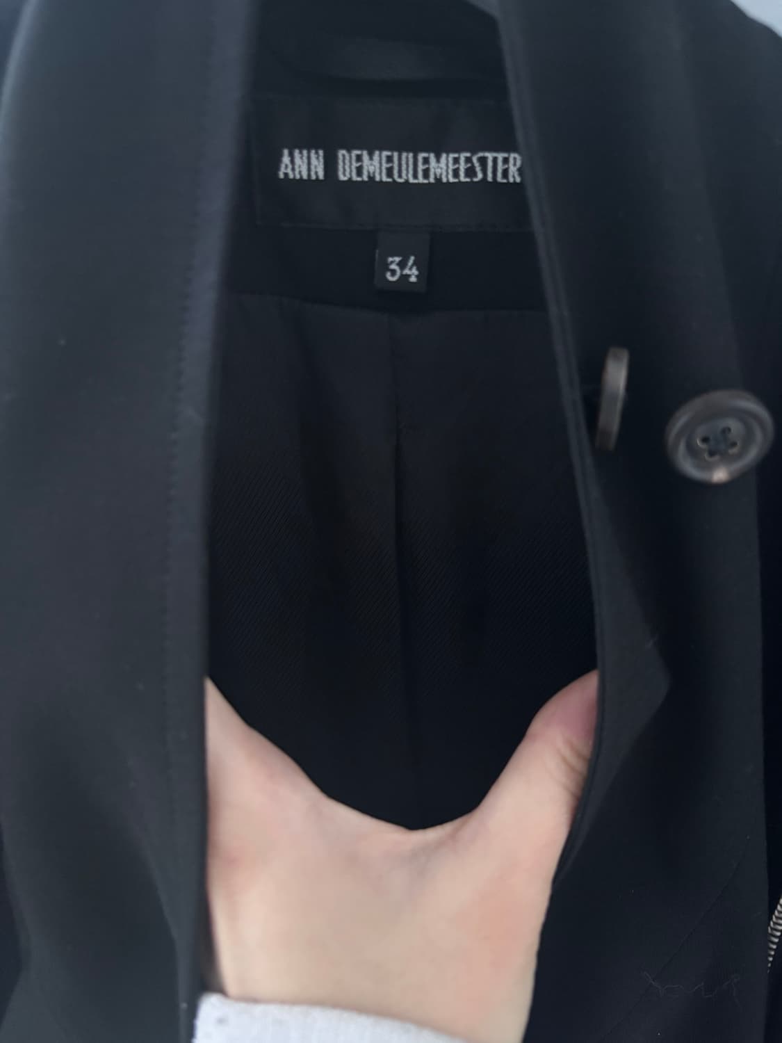 앤드뮐미스터 Ann Demeulemeester 롱 블레이저 상품이미지2