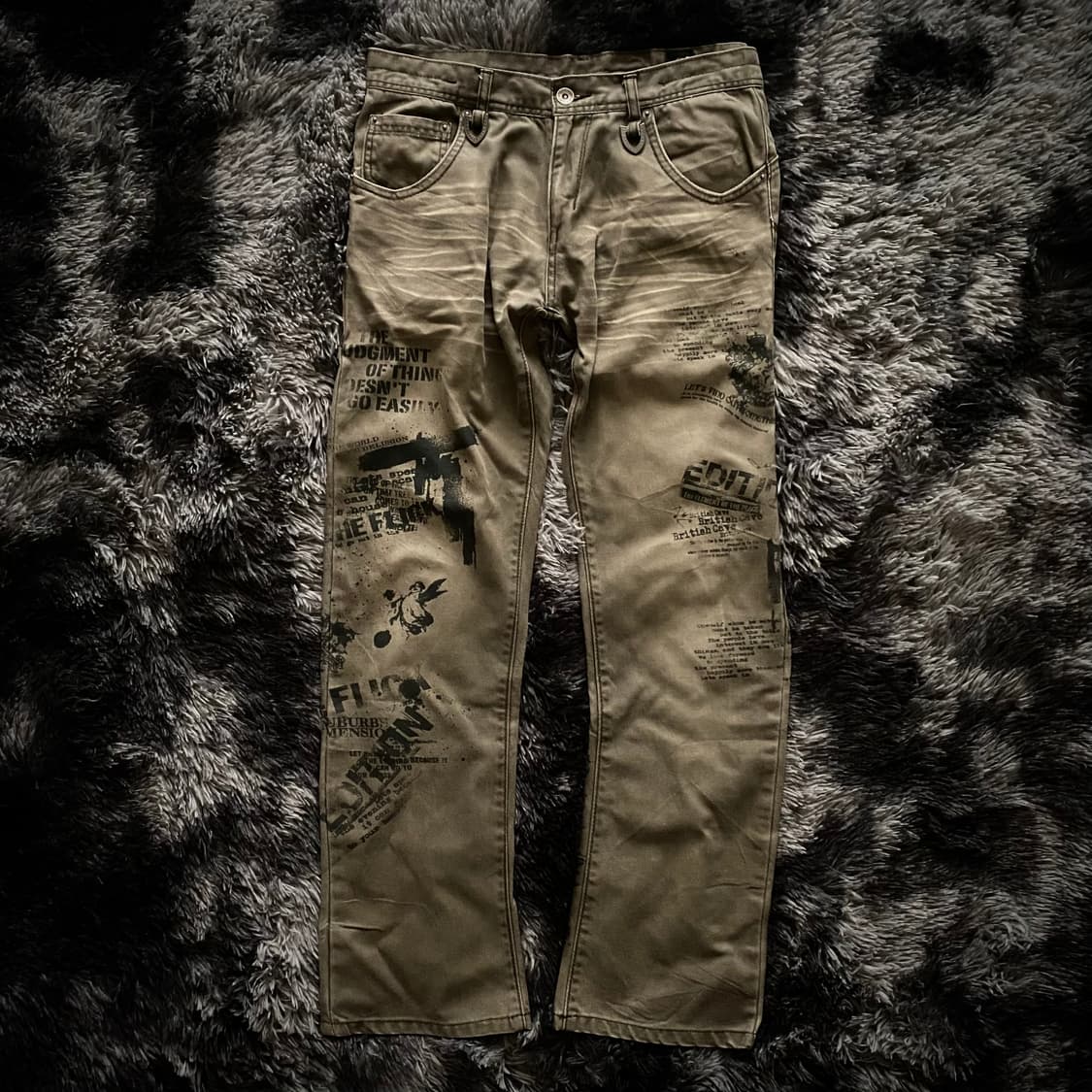 Semantic Design lettering pants 상품이미지1