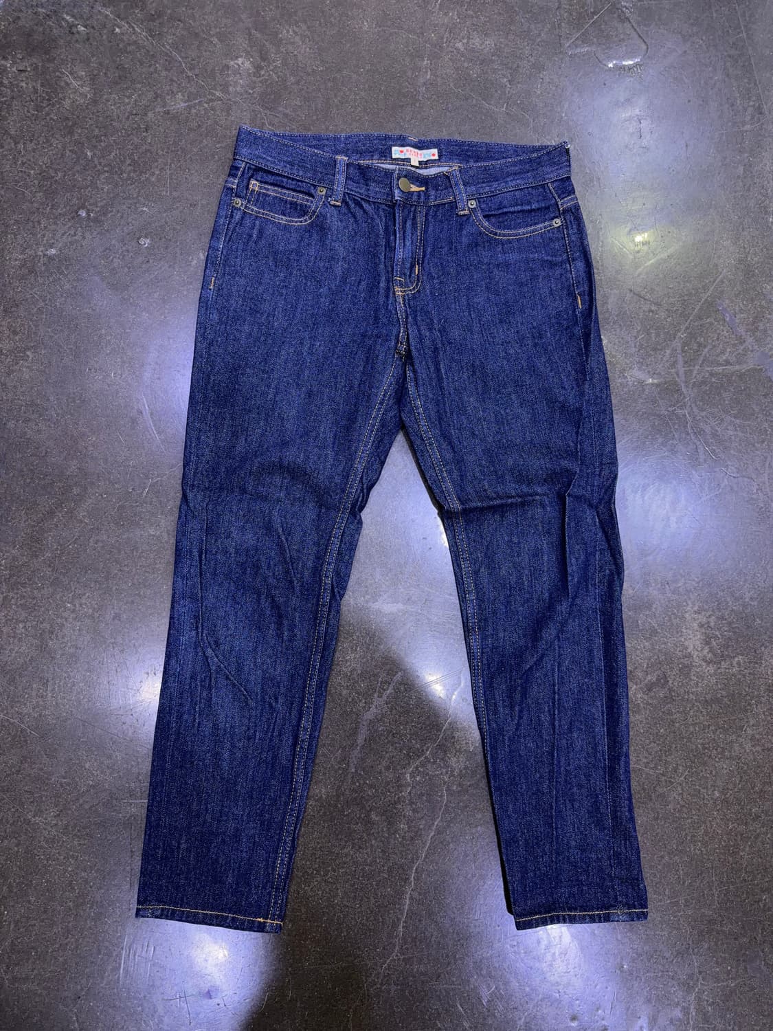 빔즈 하트 딥인디고 슬림 데님팬츠 1사이즈 상품이미지1