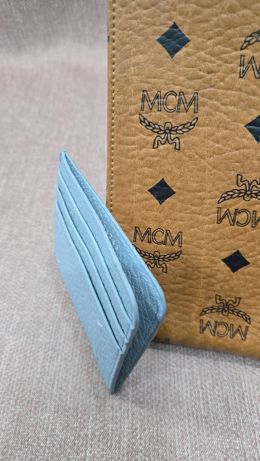 메종 마르지엘라 스티치 카드 홀더 블루 상품이미지4