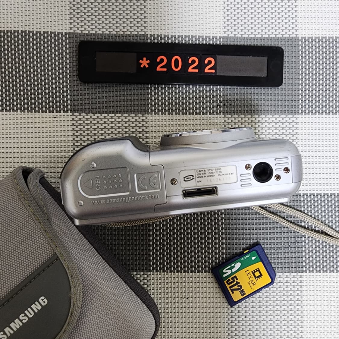 삼성캐녹스 S 800 디지털카메라 AA건전지 파우치포함 상품이미지4