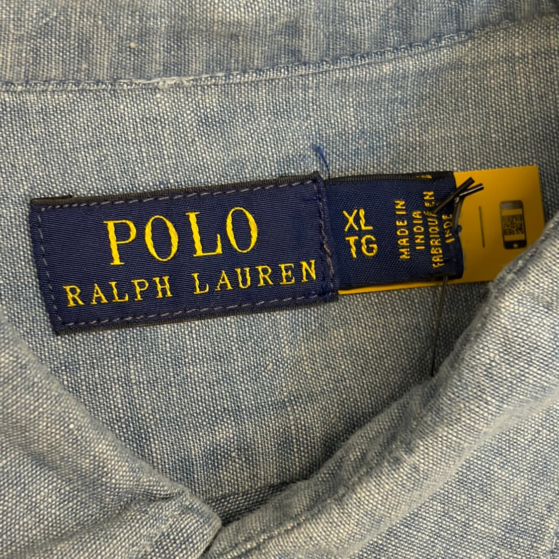 미국 빈티지 폴로랄프로렌 헤지 청남방 데님셔츠 청셔츠 상품이미지5