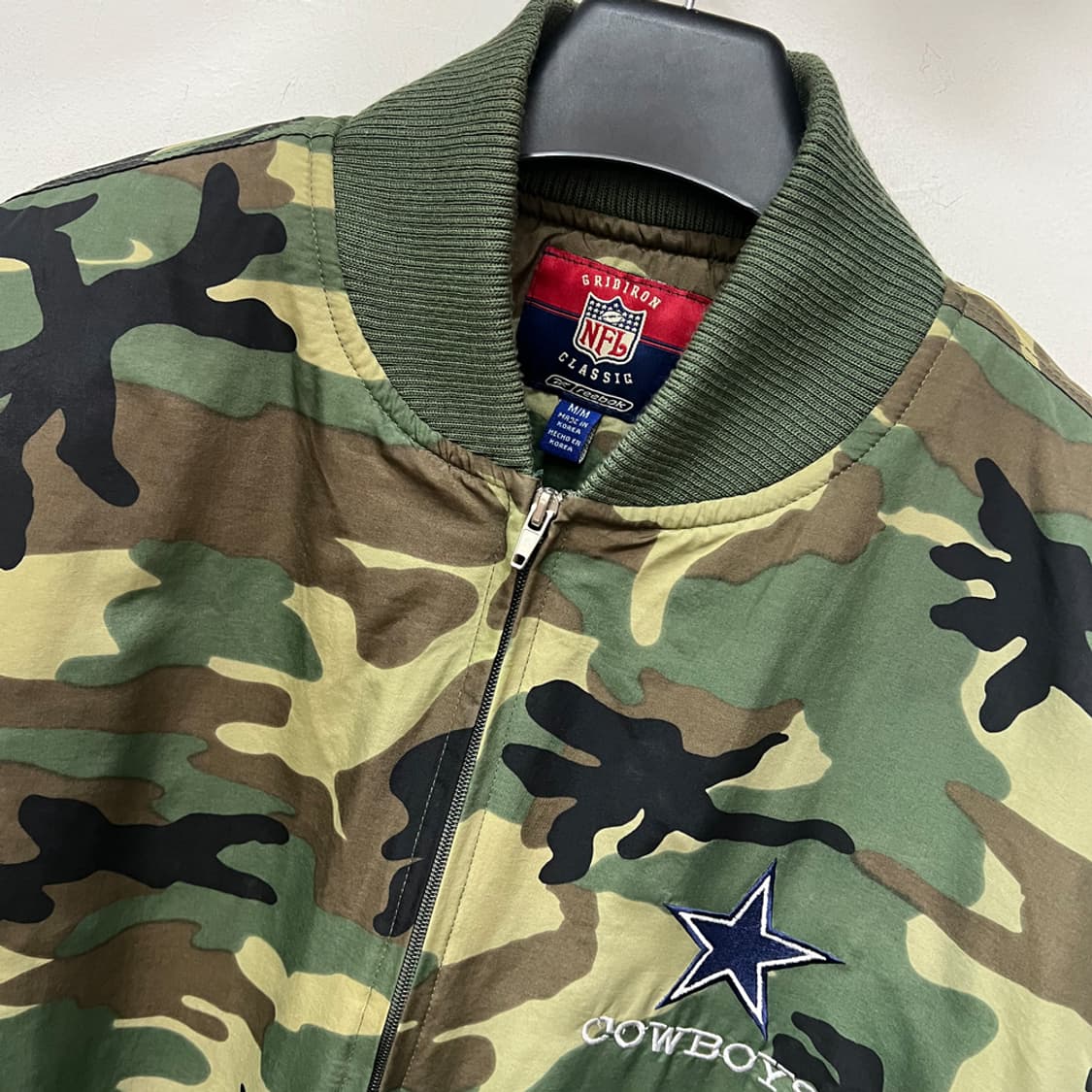 리복 NFL 댈러스 카우보이 카모 밀리터리 점퍼 자켓 L~XL 상품이미지4