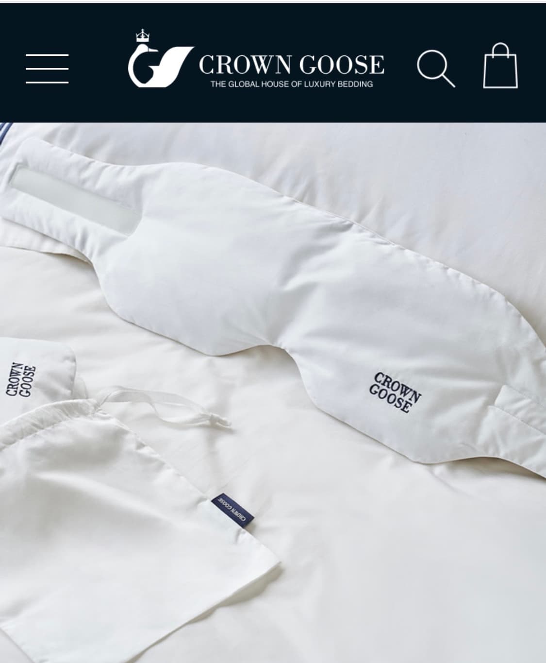 크라운구스 슬립 마스크 판매합니다! 상품이미지2