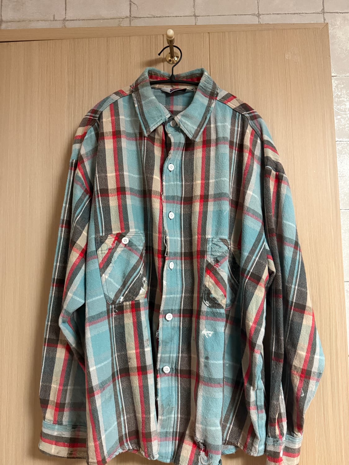 [XL] 세인트미카엘 플란넬 셔츠 상품이미지3