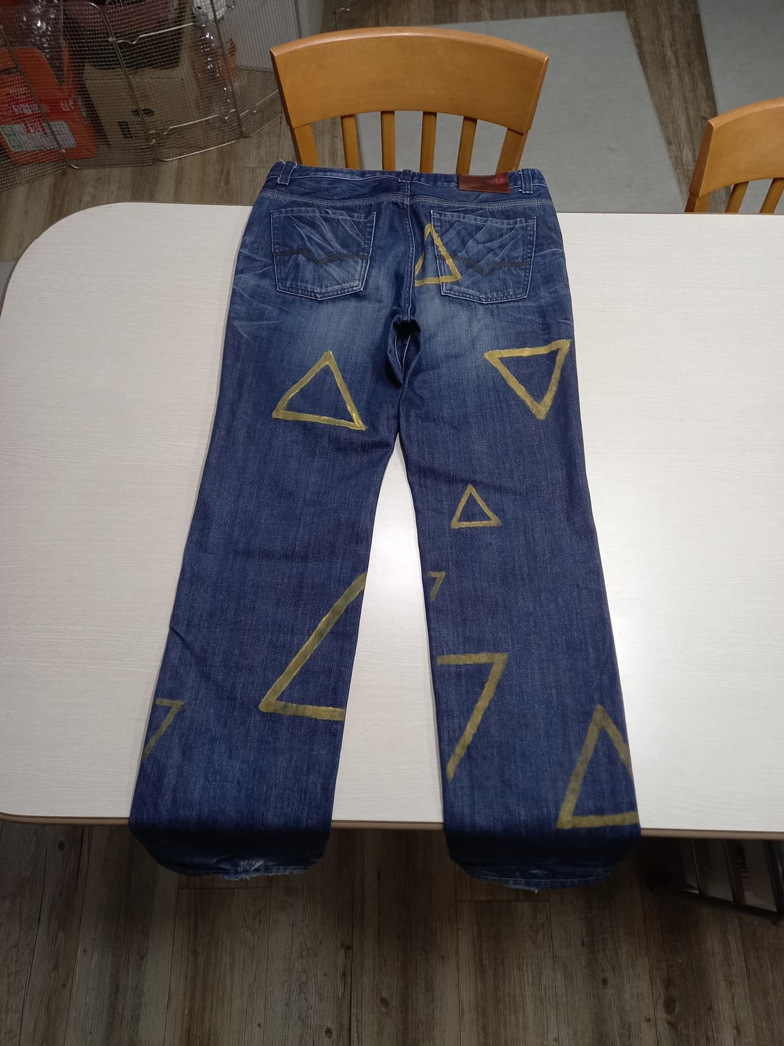 33 GUESS Kor 워싱 일자 배색진 커스텀 33-432 상품이미지2