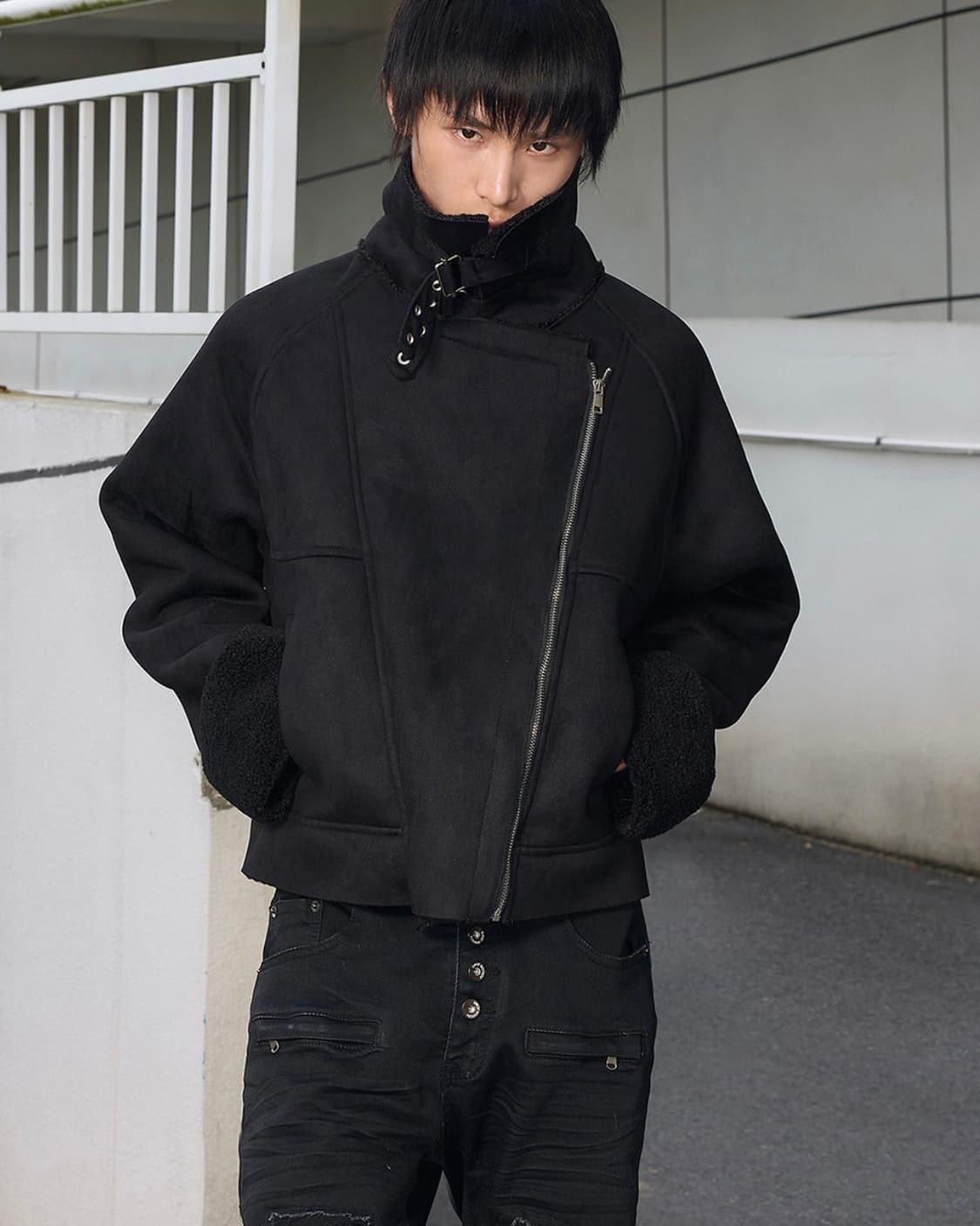 비엑세스 Fleece-Lined Zip Jacket 상품이미지3