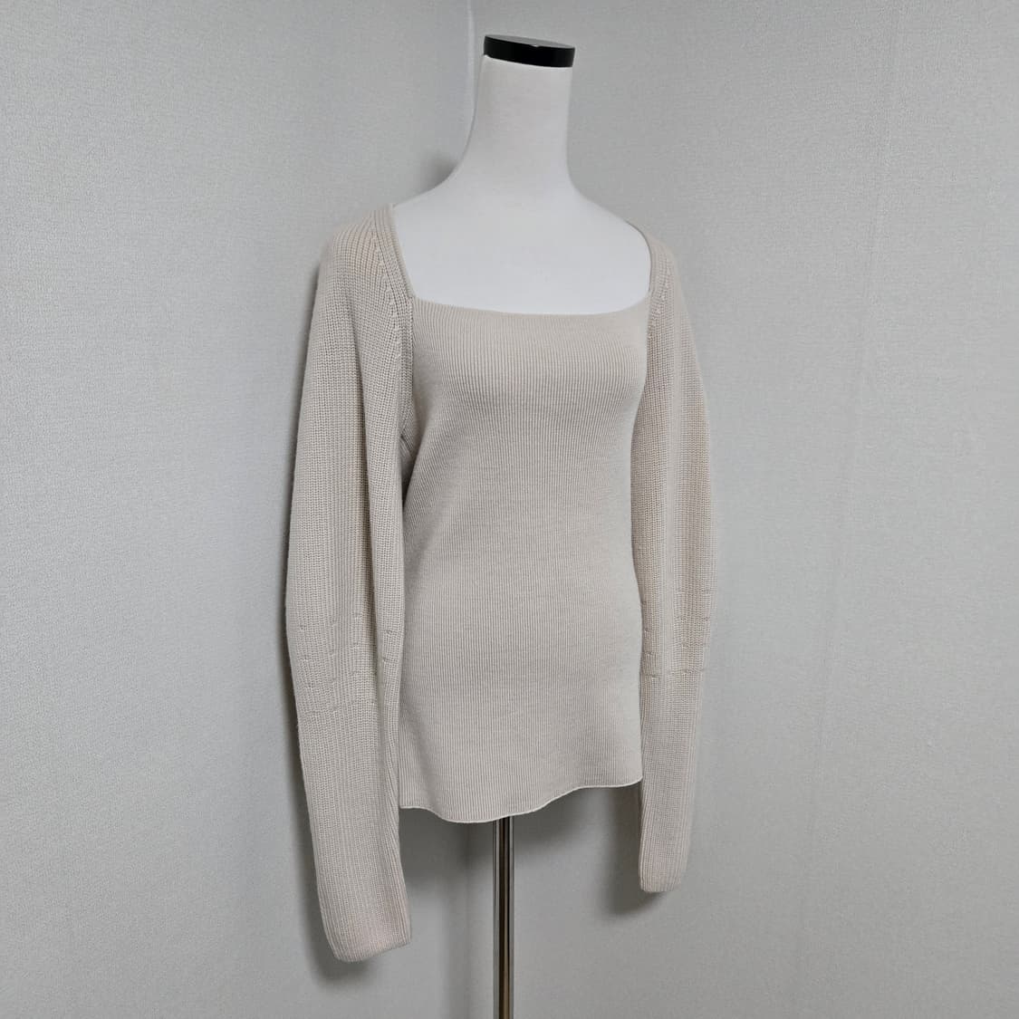 코스 퍼프 슬리브 울 니트 / 여성 니트/ 여자 니트  상품이미지8