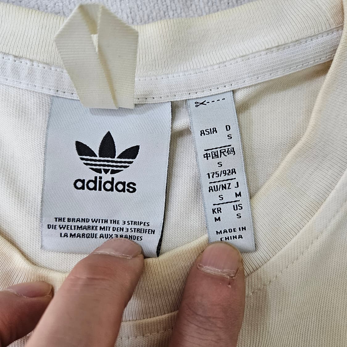 M 아디다스 빅로고 반팔 티셔츠 0305Y 상품이미지5