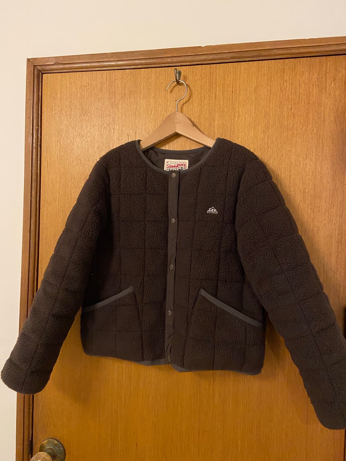 Lee 스톰라이더 브라운 퀼팅 플리스 카라리스자켓 상품이미지2