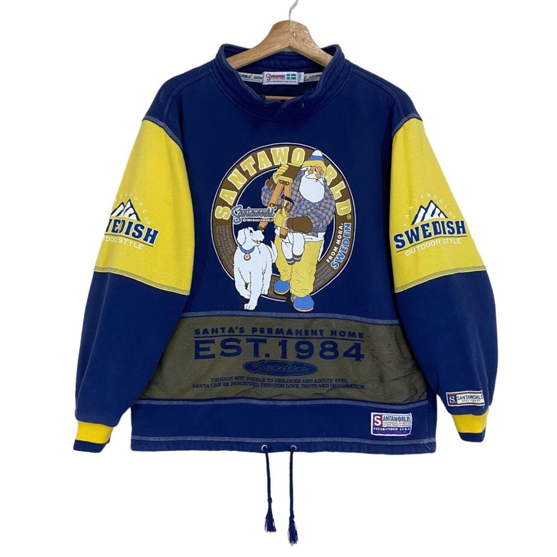 산타월드 스웨덴일본빈티지) 80s90s 올드스쿨 기모 스웻셔츠맨투맨 상품이미지1