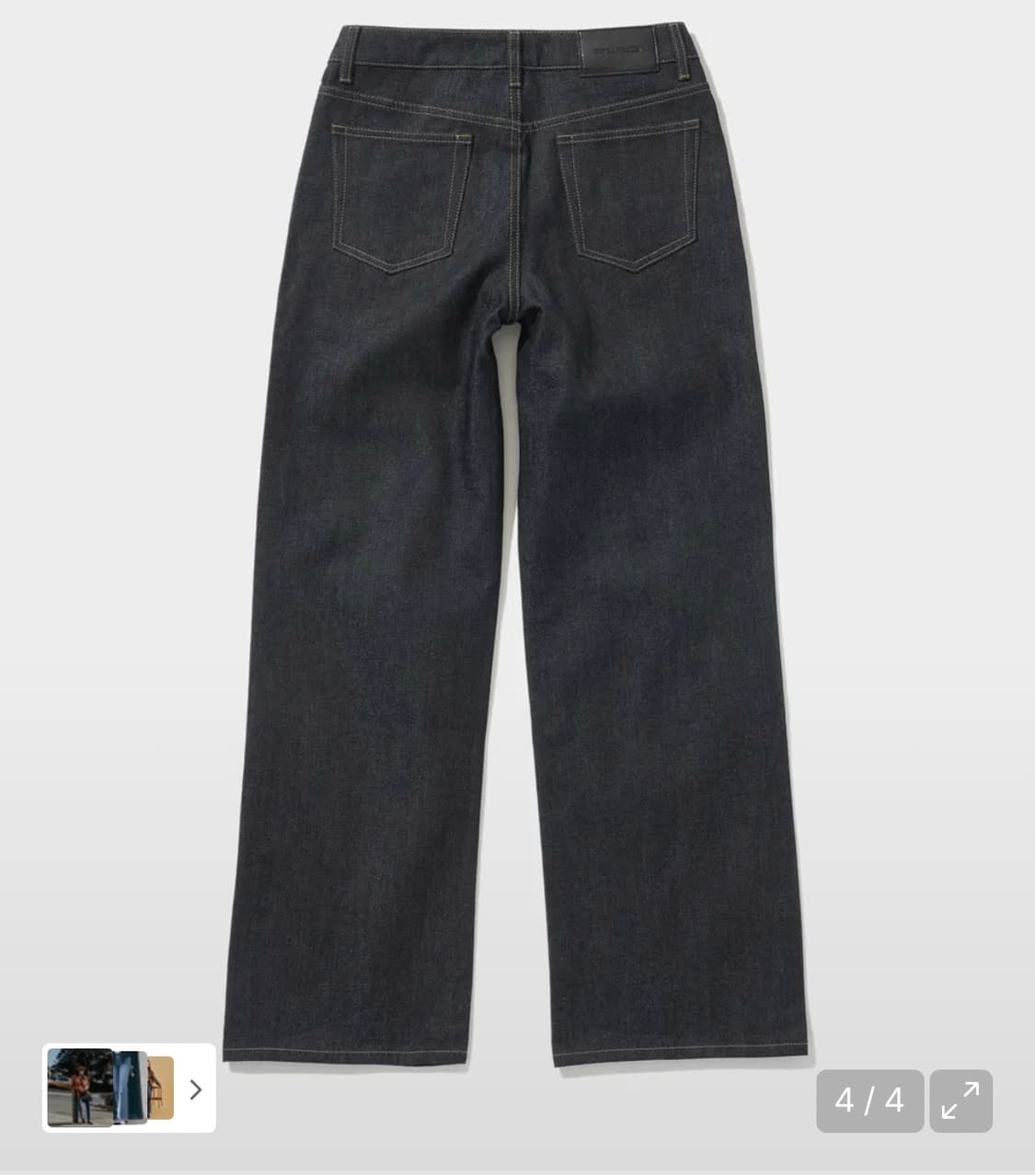 플랙 와이드 데님팬츠 M08 상품이미지2