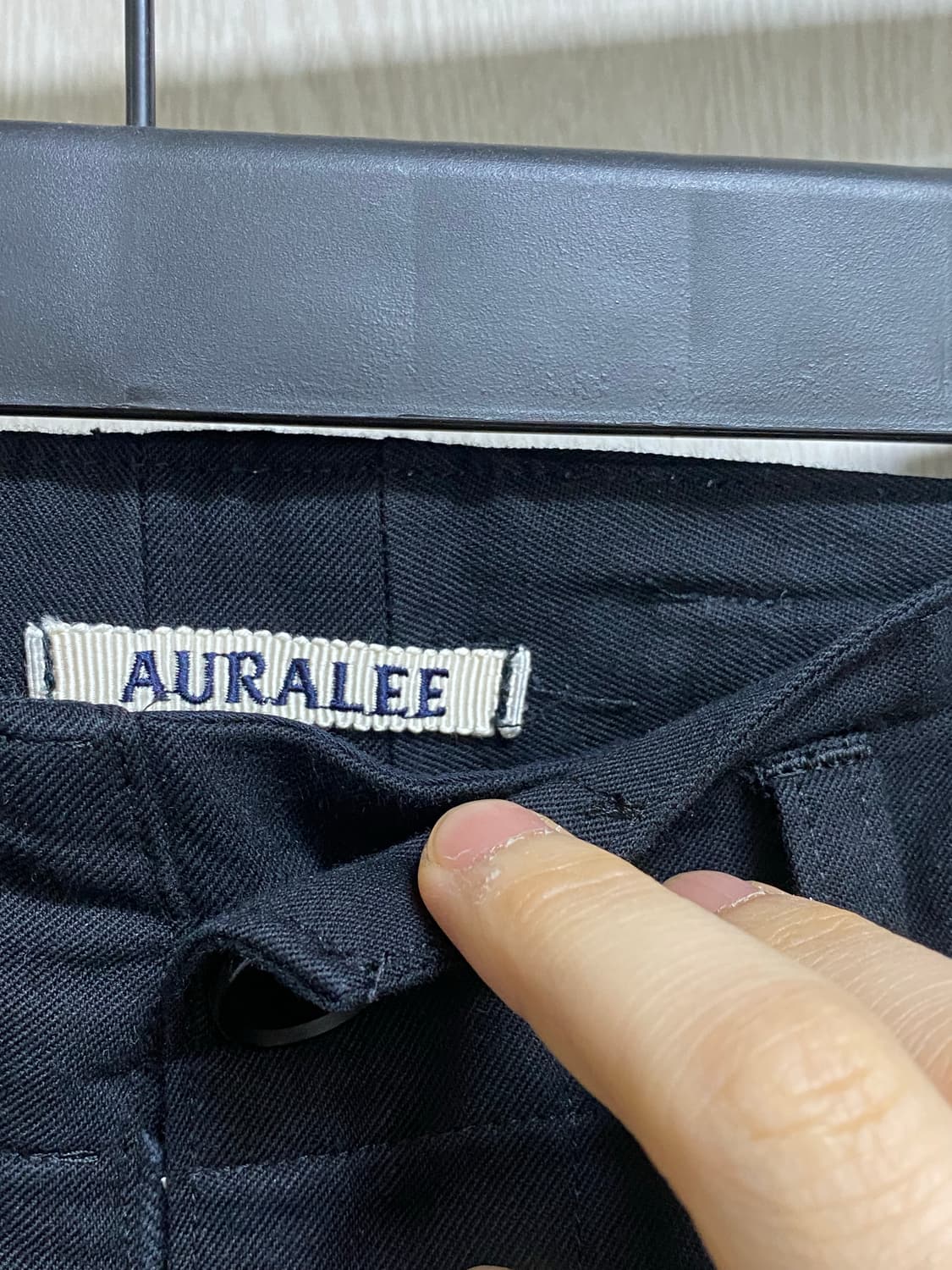 오라리 핀스 울코튼 슬랙스 30-32 상품이미지3