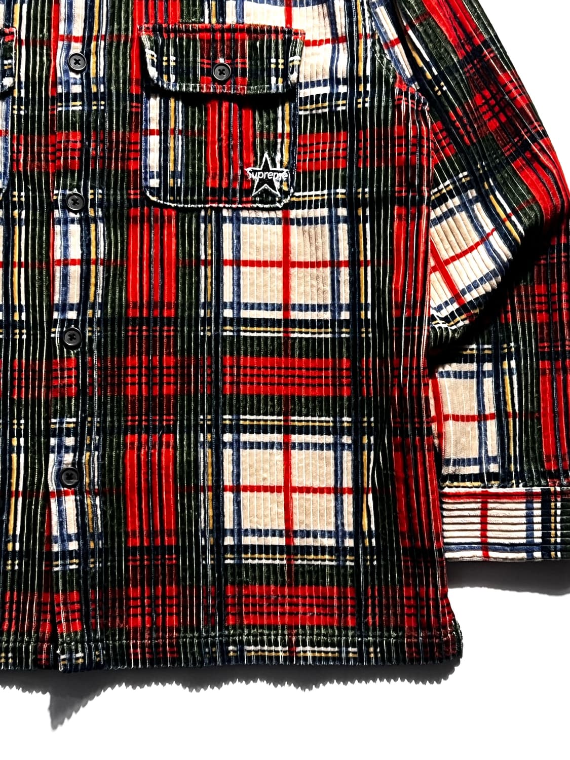 Supreme 20SS Corduroy Plaid Shirt 상품이미지3