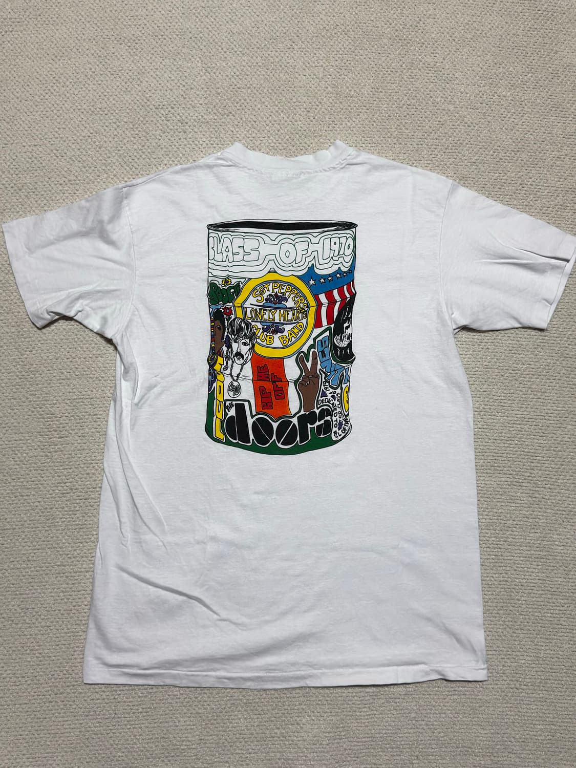 90s USA Hanes 싱글스티치 프린팅티 L 상품이미지3
