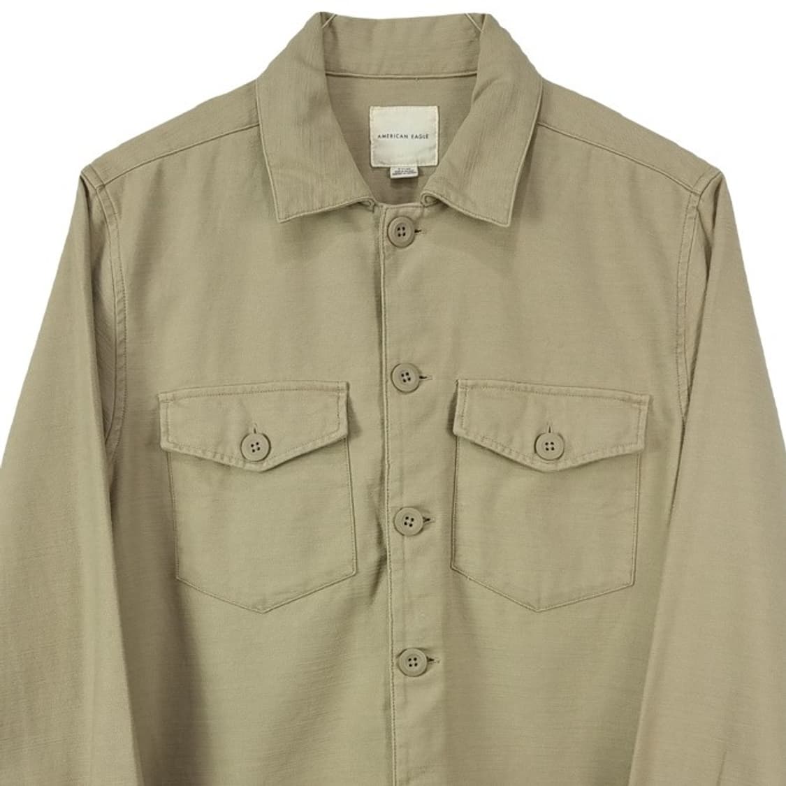 [아메리칸이글] 밀리터리 투포켓 셔츠 베이지 M19377 상품이미지4