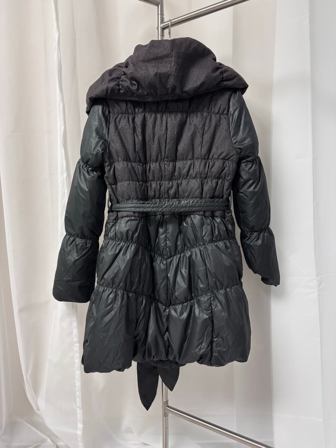 NATURAL FIT 셔링 슬림 페미닌 패딩 상품이미지4