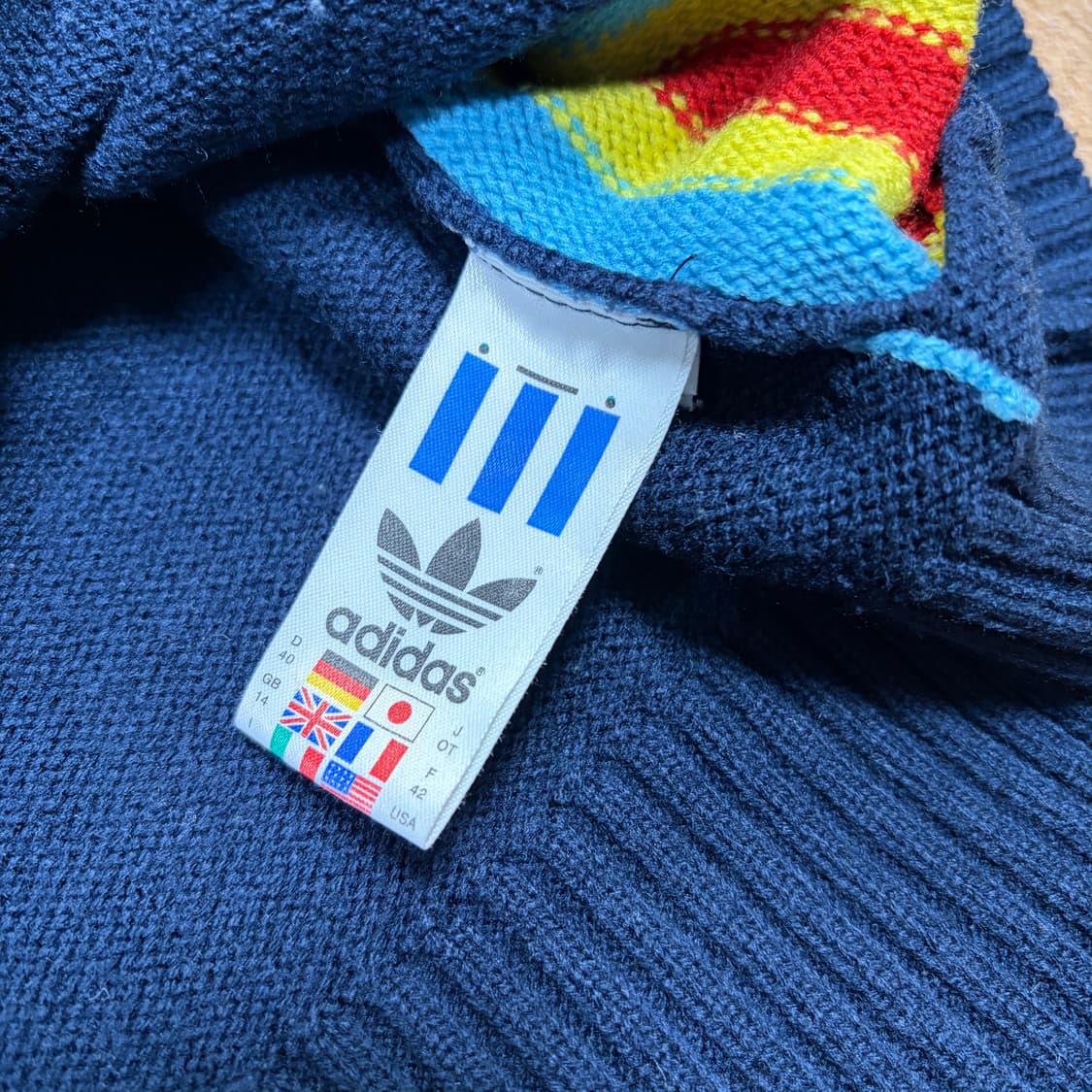 (W)아디다스 레인보우 니트 트랙탑 상품이미지6
