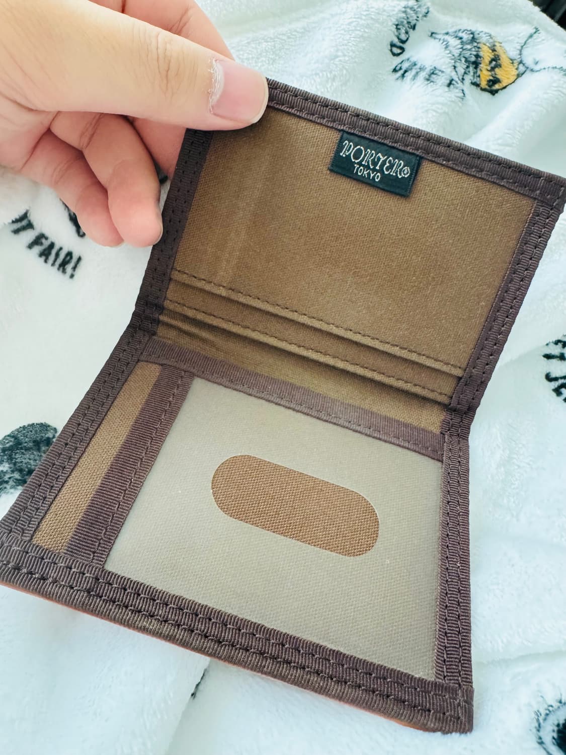 포터 프리스타일 패스 케이스 카멜 카드지갑 상품이미지2