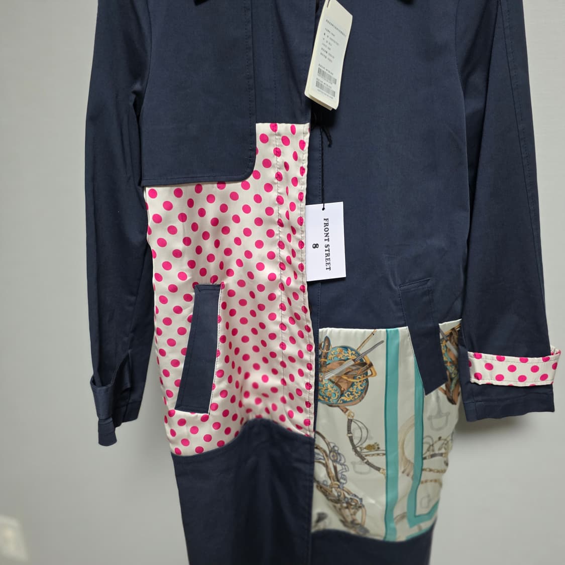 FRONT STREET 네이비 코트 38사이즈 상품이미지3