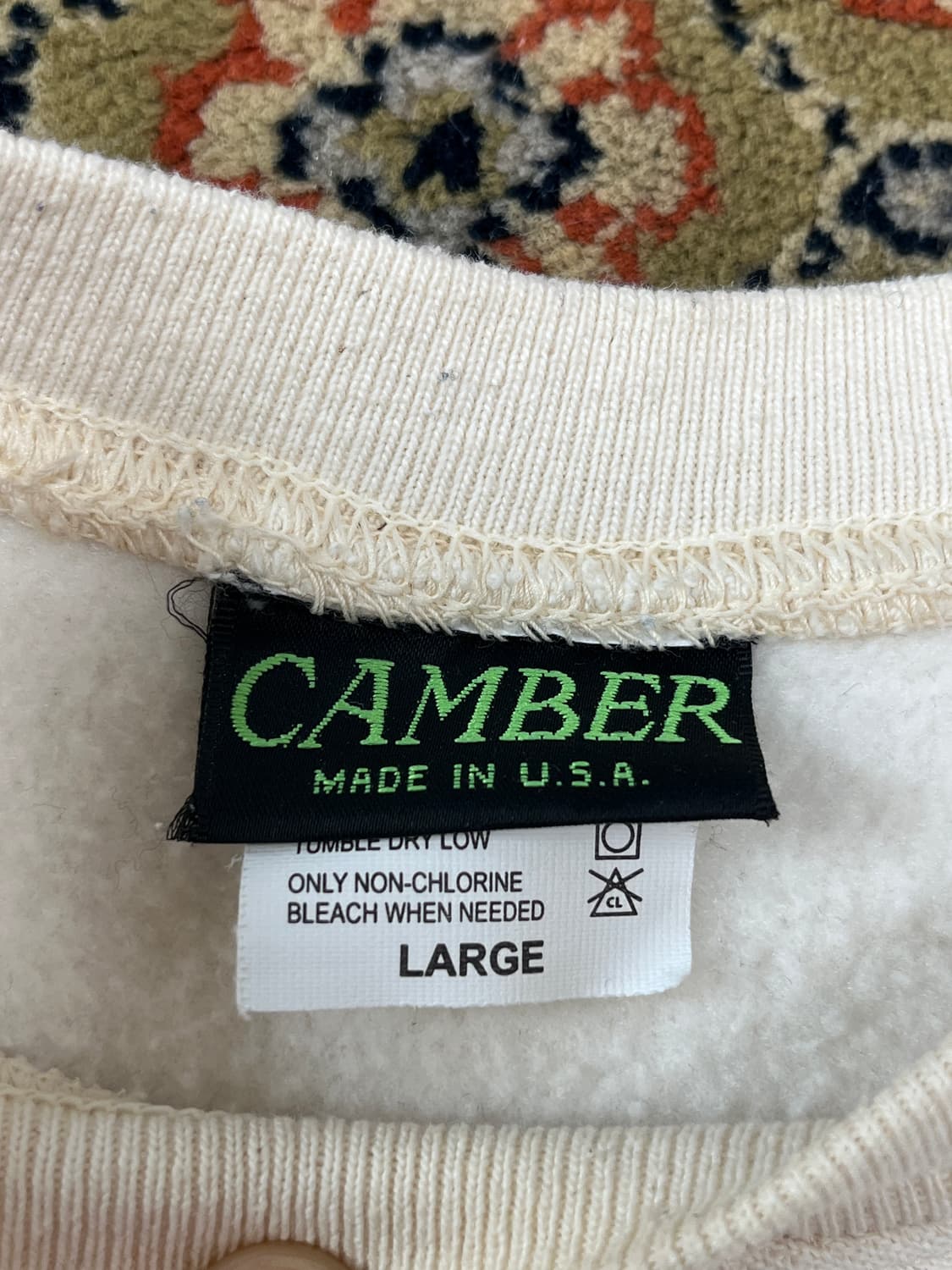 [L] 캠버 Camber USA 아이보리 맨투맨 상품이미지3