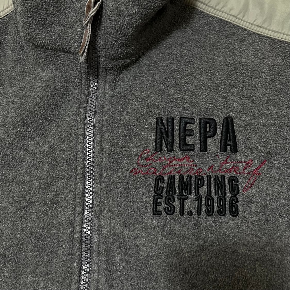 네파 NEPA 캠핑 EST 1996 플리스 후리스 집업자켓 L(100) 상품이미지6