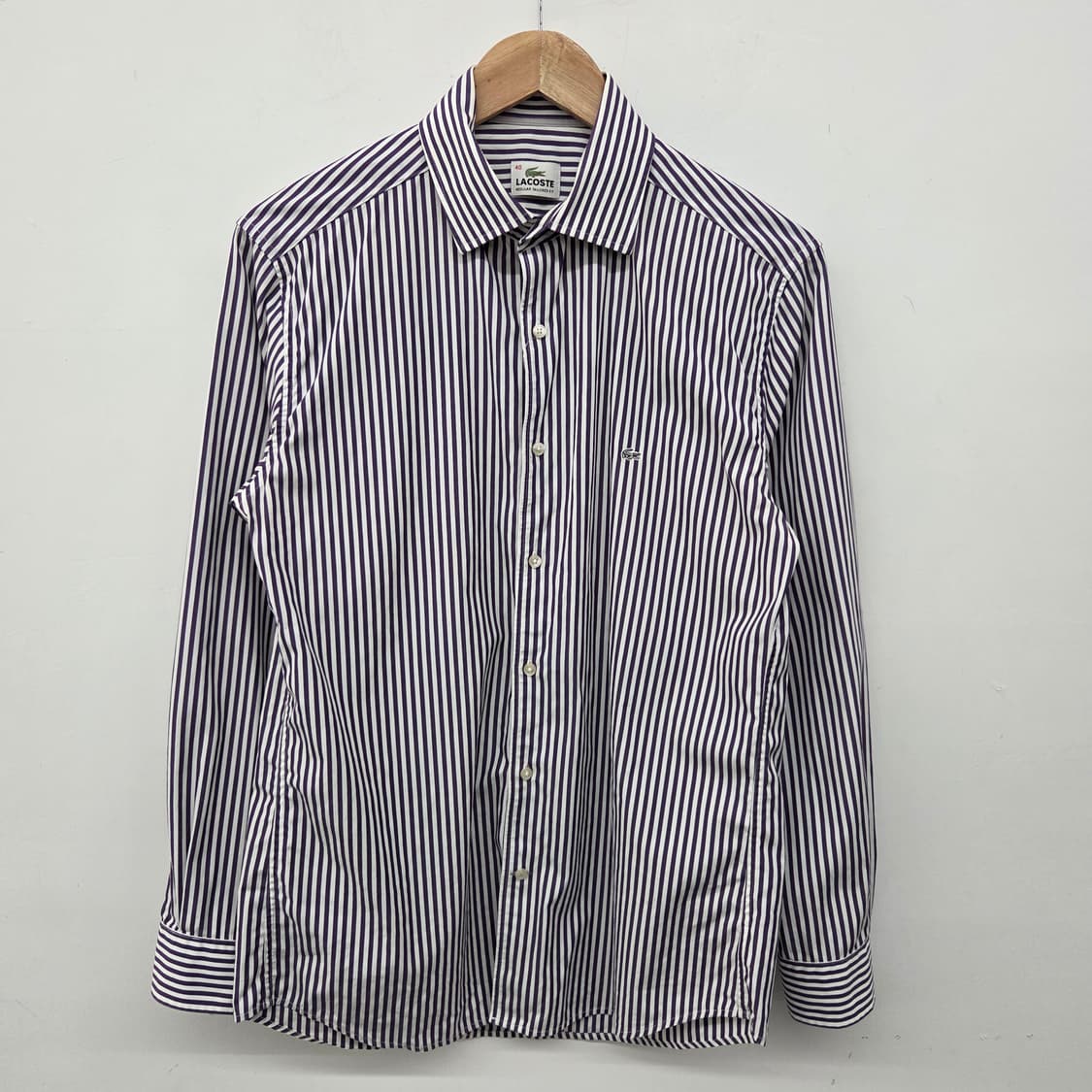 라코스테 스트라이프 긴팔 셔츠 남m 상품이미지2
