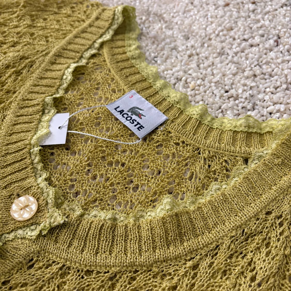 라코스테 반팔 가디건⭐️325 상품이미지3