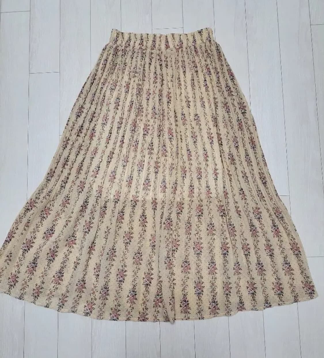 급처새상품SOUP숲 러블리주름롱치마 쟈니헤잇재즈st레니본st오즈세컨st 상품이미지2