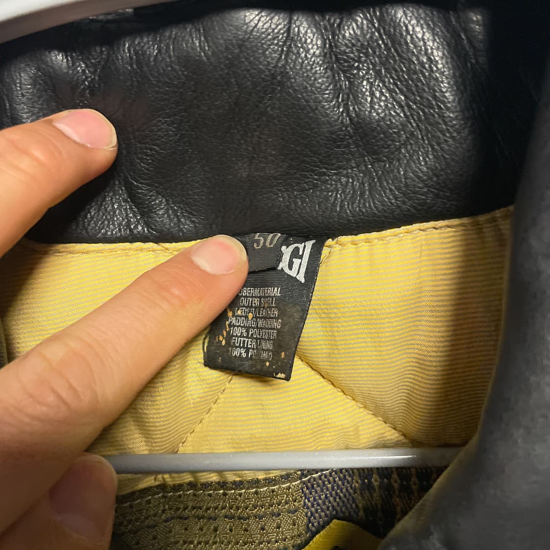 90~00s 이탈리아 빈티지 레더 자켓 상품이미지5