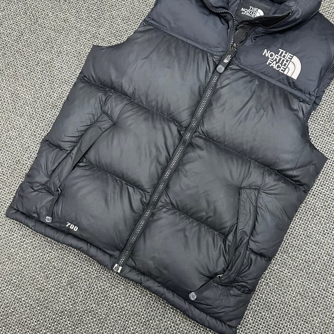 노스페이스 700 구스다운 눕시 블랙 패딩 조끼 85 상품이미지5