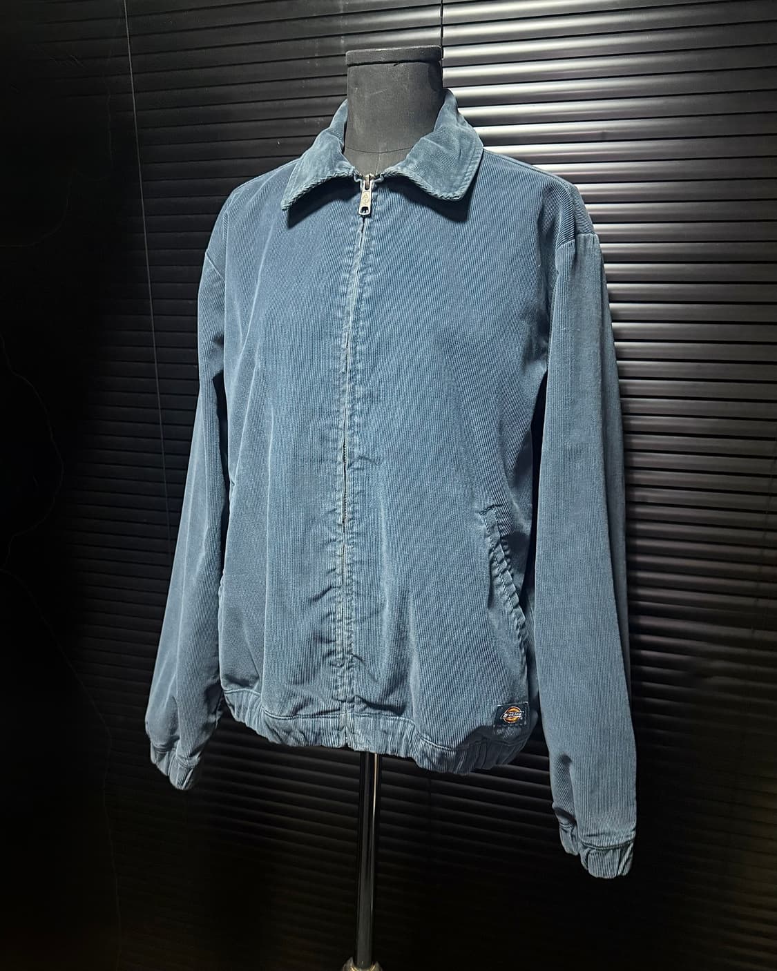 디키즈 블루 하늘 코듀로이 골덴 블루종 봄버 집업 워크 자켓 아이젠하워 상품이미지1