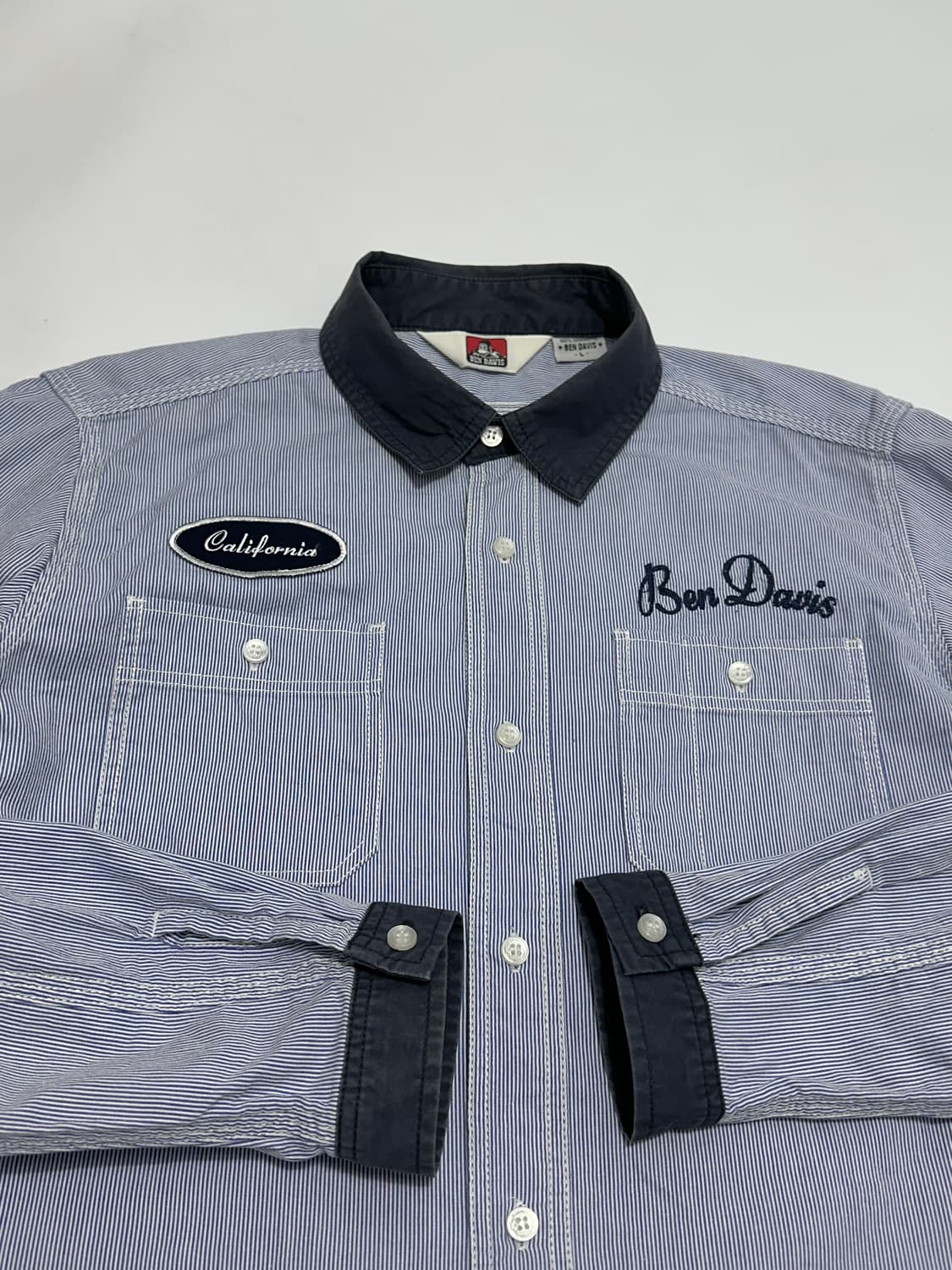 벤데이비스 스트라이프 워크 셔츠 상품이미지4