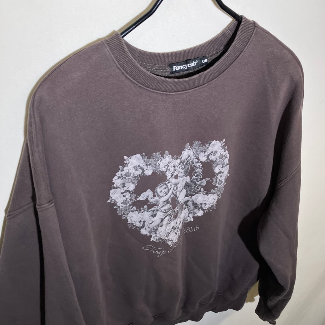 OS)팬시클럽 오버핏 맨투맨 스웻셔츠 상품이미지2